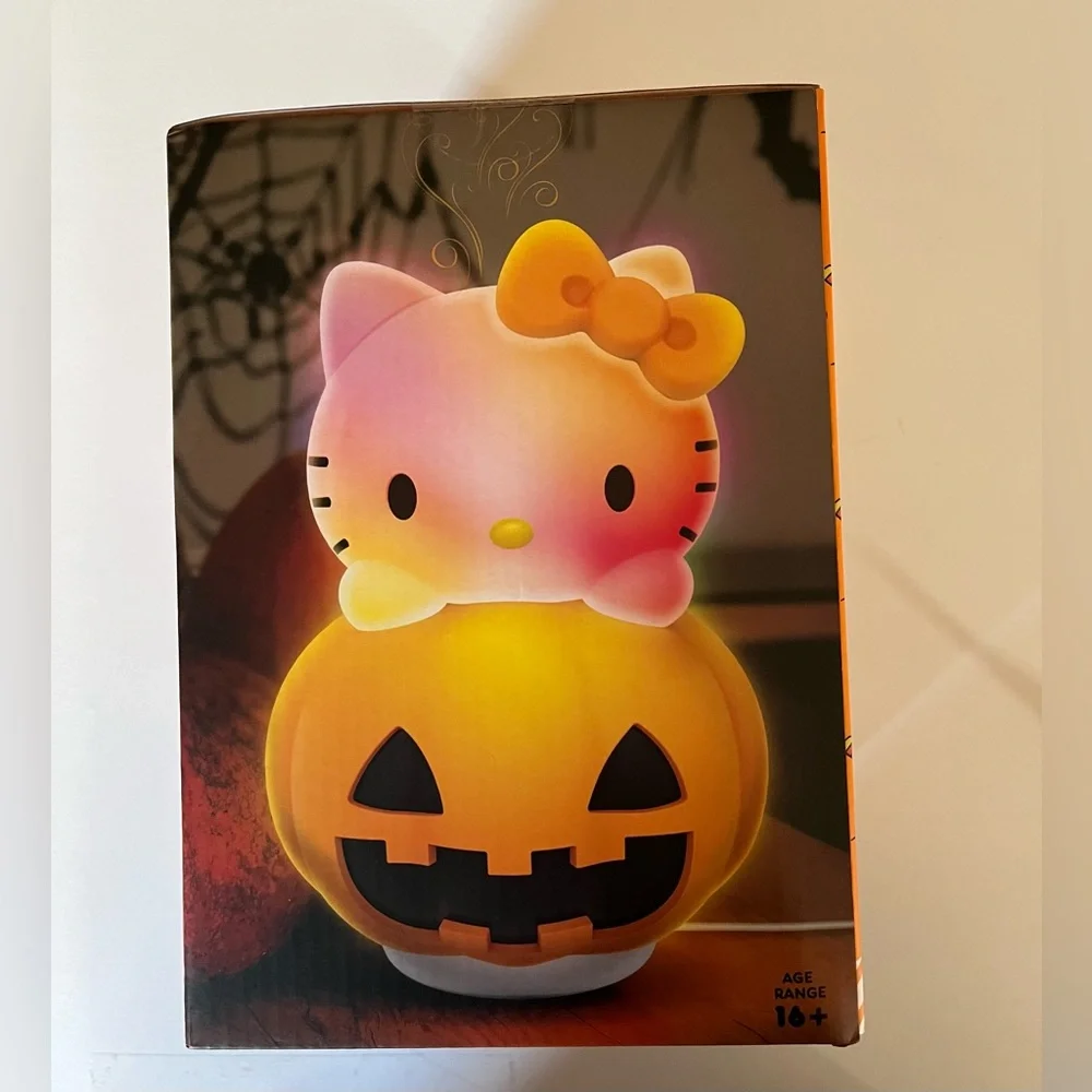 New Hello Kitty Halloween Pumpkin LED Aroma Fan Multicolor lighting Rechargeable